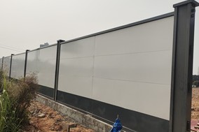 深圳宝安区牛角路A3款钢围挡施工电子厂项目