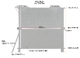 助力工地安全的冲孔围挡——旭东钢构为某工程项目提供可靠解决方案